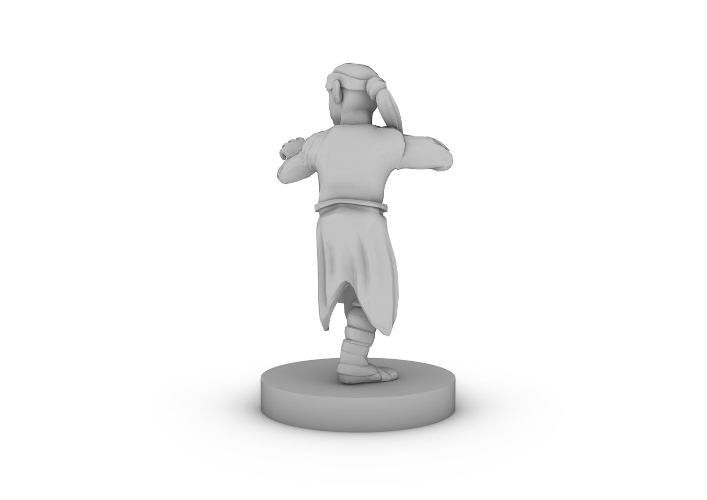 Halfling Monk Tabletop DND Gaming Miniature