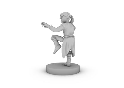 Halfling Monk Tabletop DND Gaming Miniature