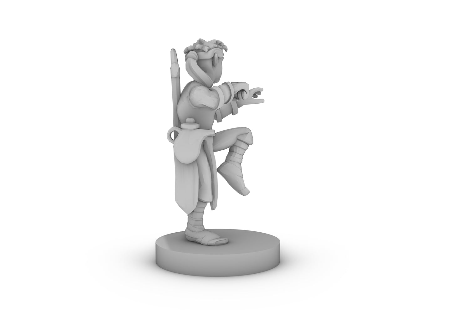 Halfling Ninja Tabletop DND Gaming Miniature