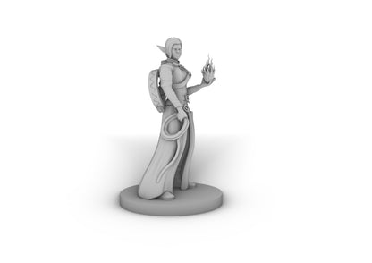 Hobgoblin Female Sorceress with Bear Trap and Whip Tabletop DND Gaming Miniature