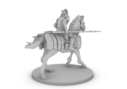 Human Cavalier Tabletop DND Gaming Miniature