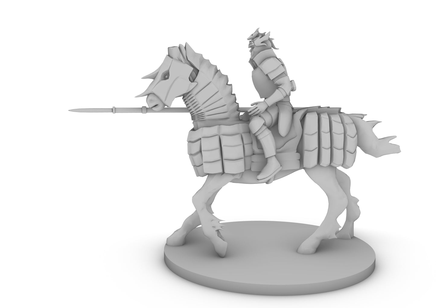 Human Cavalier Tabletop DND Gaming Miniature