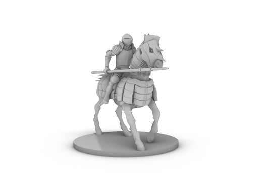 Human Cavalier 2 Tabletop DND Gaming Miniature