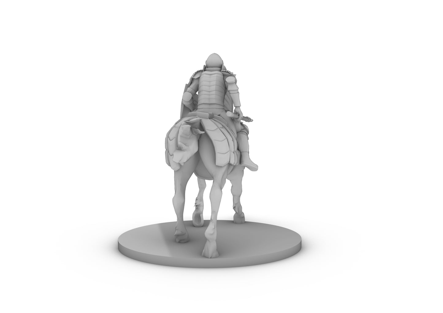 Human Cavalier 2 Tabletop DND Gaming Miniature