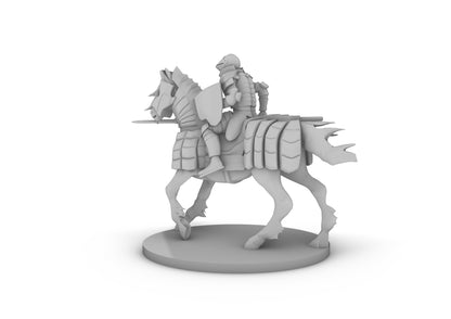 Human Cavalier 2 Tabletop DND Gaming Miniature