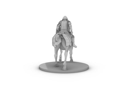 Human Cavalier 2 Base Tabletop DND Gaming Miniature