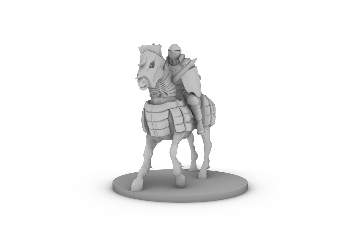 Human Cavalier Jousting Tabletop DND Gaming Miniature