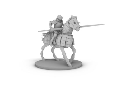 Human Cavalier Jousting Tabletop DND Gaming Miniature