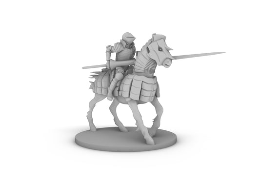 Human Cavalier Jousting Tabletop DND Gaming Miniature