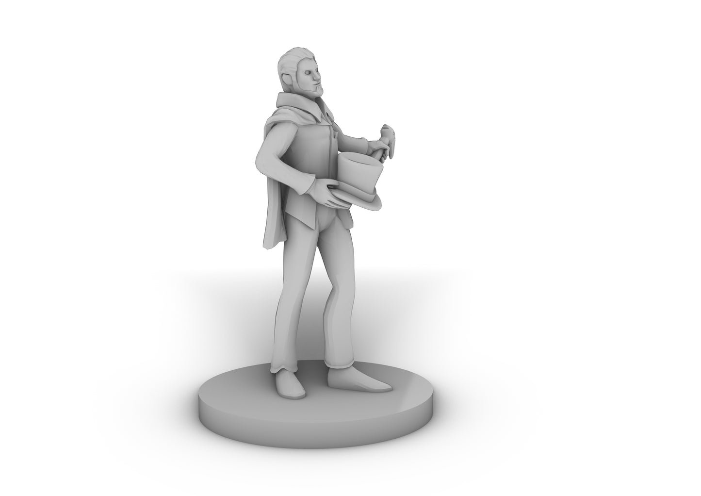 Human Charlatan Tabletop DND Gaming Miniature