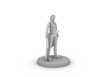 Human Female Butler Monk Tabletop DND Gaming Miniature