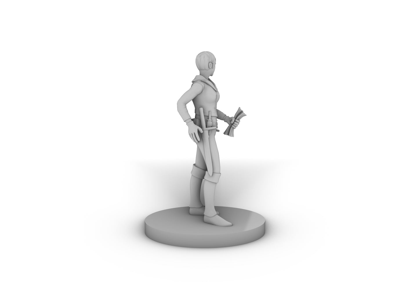 Human Female Forgery Rogue Tabletop DND Gaming Miniature