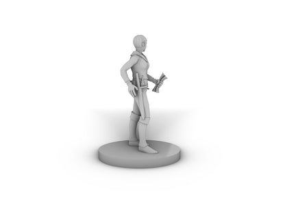 Human Female Forgery Rogue Tabletop DND Gaming Miniature