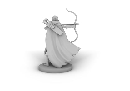 Human Female Ranger Tabletop DND Gaming Miniature