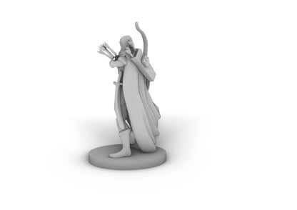 Human Female Ranger Tabletop DND Gaming Miniature