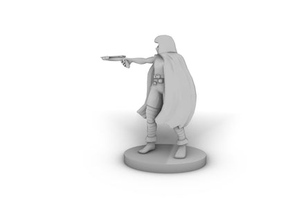 Human Female Rogue 3 Tabletop DND Gaming Miniature