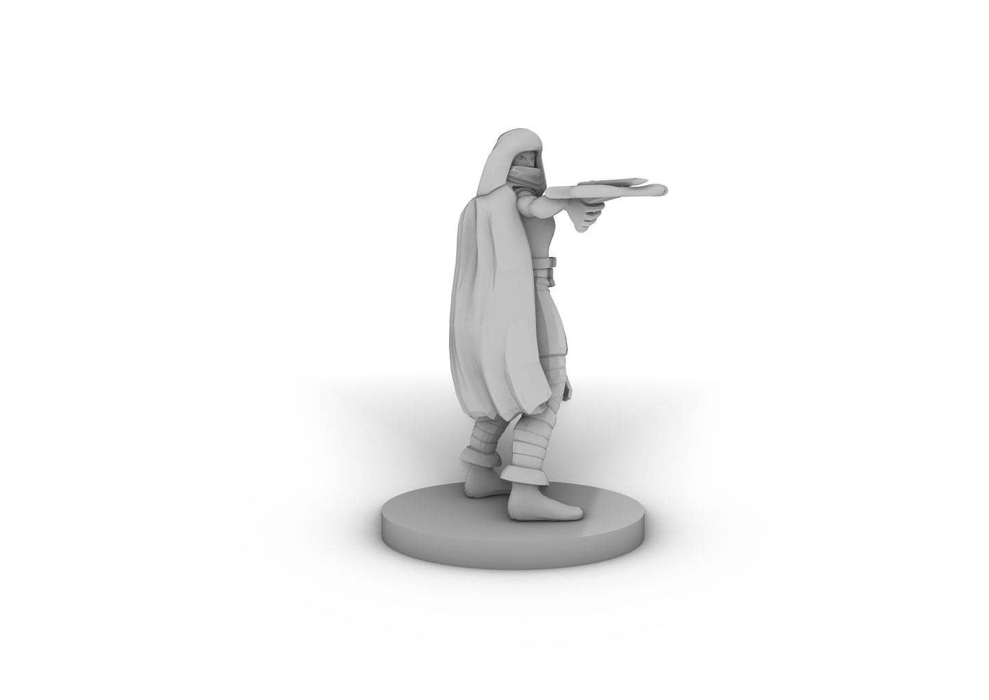 Human Female Rogue 3 Tabletop DND Gaming Miniature