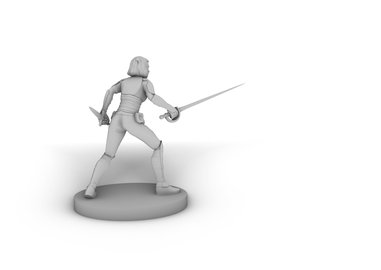 Human Female Rogue 5 Tabletop DND Gaming Miniature