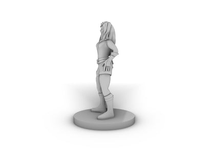 Human Female Rogue Sassy Tabletop DND Gaming Miniature