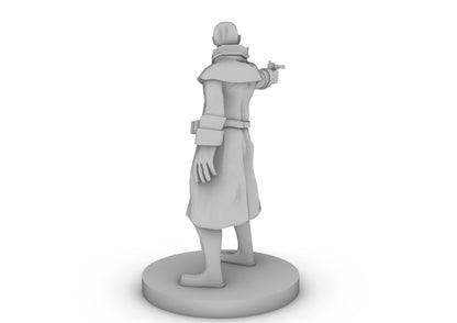 Human Gunslinger One Pistol Male 2 Tabletop DND Gaming Miniature