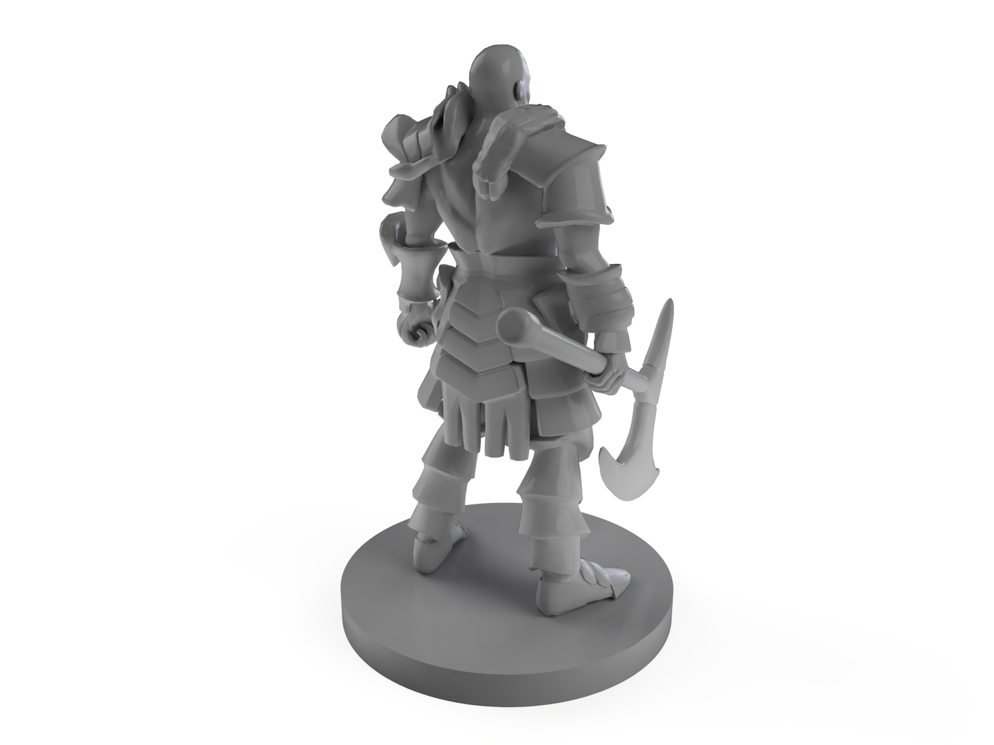 Human Male Barbarian 2 Tabletop DND Gaming Miniature