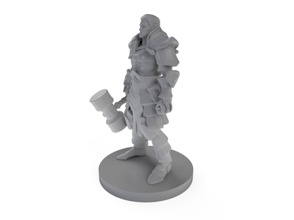 Human Male Barbarian 4 Tabletop DND Gaming Miniature