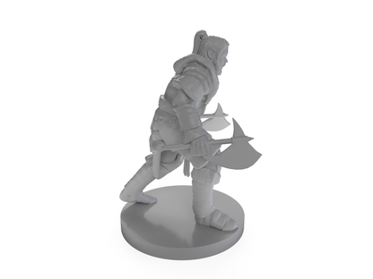 Human Male Barbarian 5 Tabletop DND Gaming Miniature