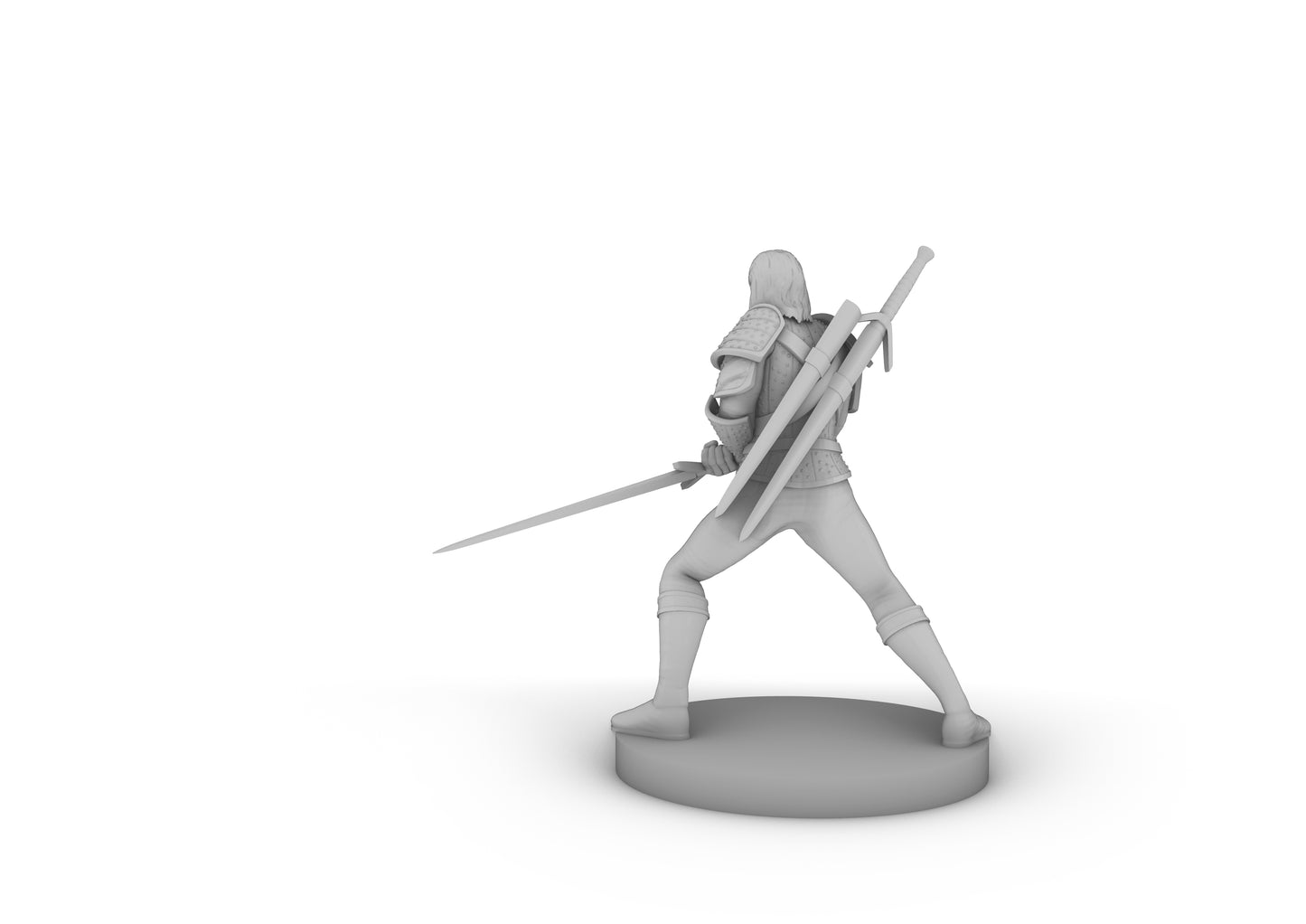 Human Male Fighter Tabletop DND Gaming Miniature