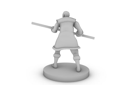 Human Male Monk Tabletop DND Gaming Miniature