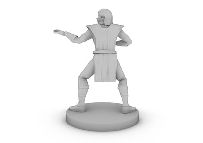 Human Male Monk 6 Tabletop DND Gaming Miniature