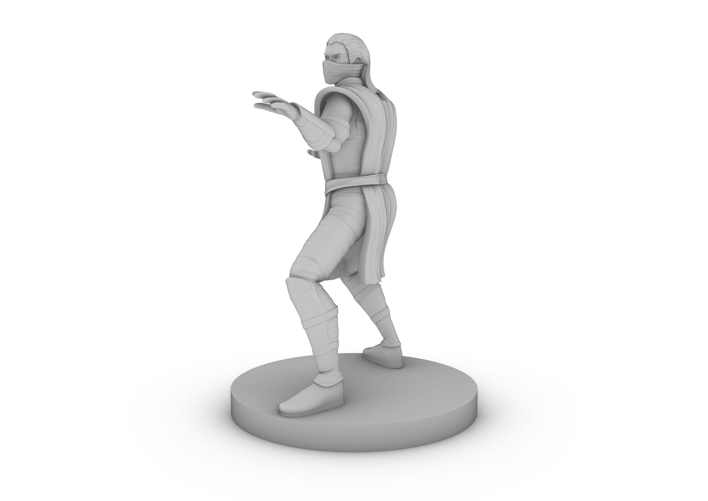 Human Male Monk 6 Tabletop DND Gaming Miniature