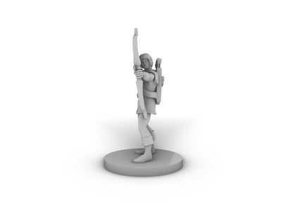 Human Male Ranger 2 Tabletop DND Gaming Miniature