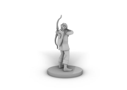 Human Male Ranger 2 Tabletop DND Gaming Miniature