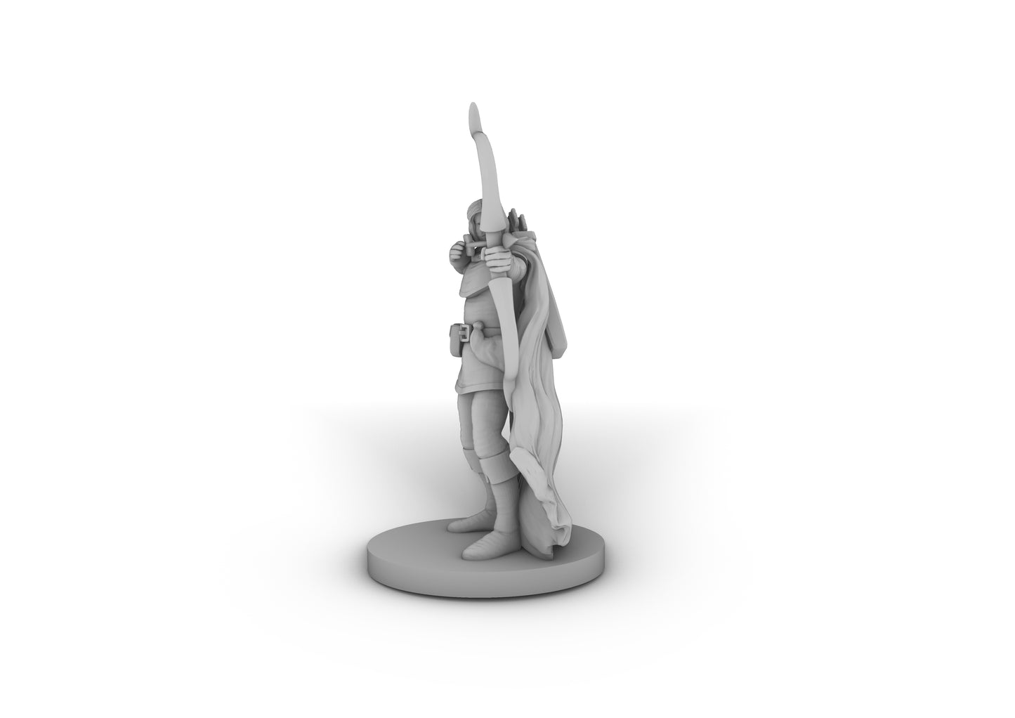 Human Male Ranger 4 Tabletop DND Gaming Miniature