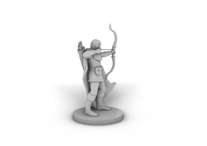 Human Male Ranger 4 Tabletop DND Gaming Miniature