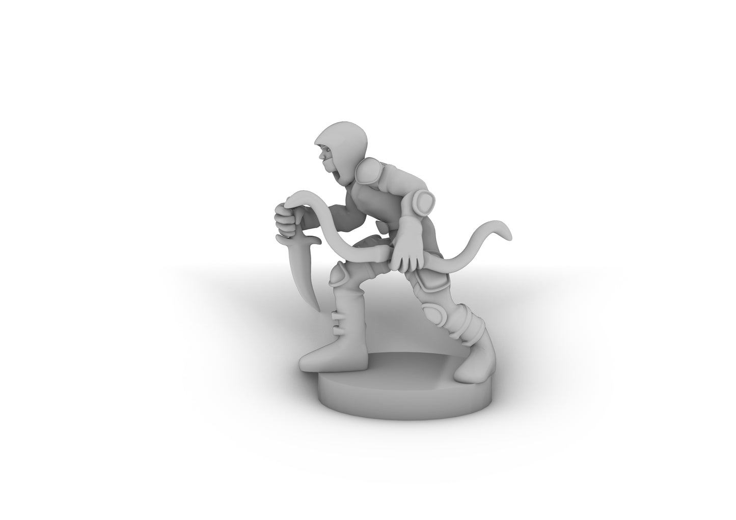 Human Male Rogue 1 Tabletop DND Gaming Miniature