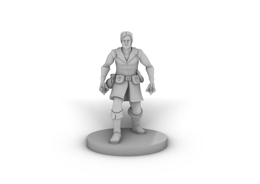 Human Male Rogue 2 Tabletop DND Gaming Miniature