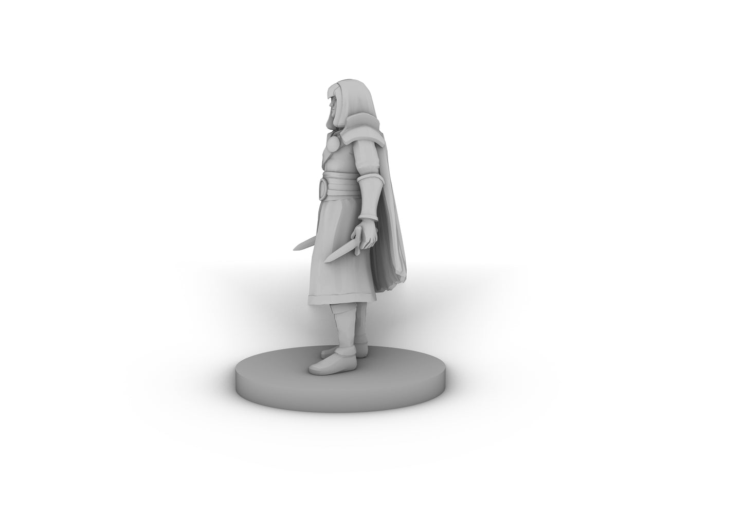 Human Male Rogue 4 Assassin Tabletop DND Gaming Miniature