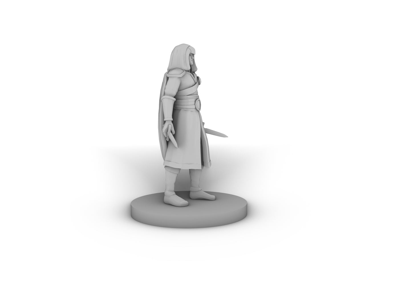 Human Male Rogue 4 Assassin Tabletop DND Gaming Miniature