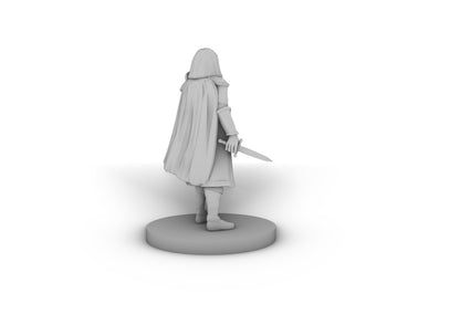 Human Male Rogue 4 Assassin Tabletop DND Gaming Miniature