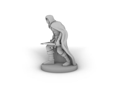 Human Male Rogue 5 Tabletop DND Gaming Miniature