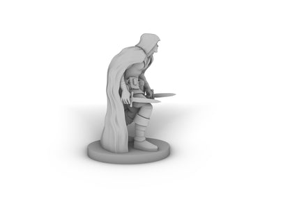 Human Male Rogue 5 Tabletop DND Gaming Miniature