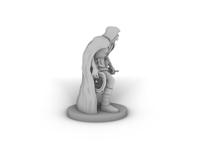 Human Male Rogue 5 Whip-Dagger Tabletop DND Gaming Miniature