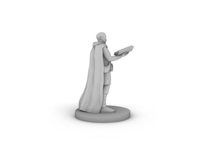 Human Male Scholar Fighter Tabletop DND Gaming Miniature