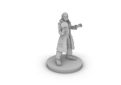 Human Male Warlock With Orb Tabletop DND Gaming Miniature