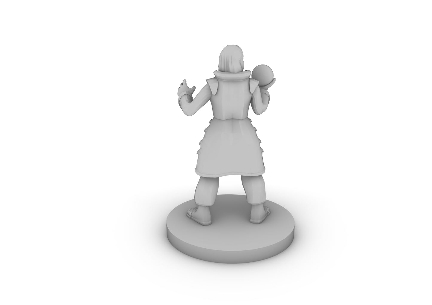 Human Male Warlock With Orb Tabletop DND Gaming Miniature