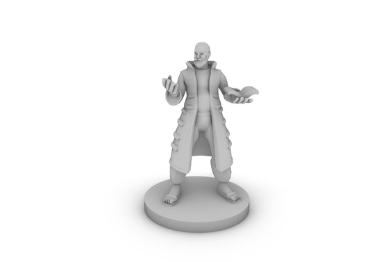 Human Wizard Fat Tabletop DND Gaming Miniature