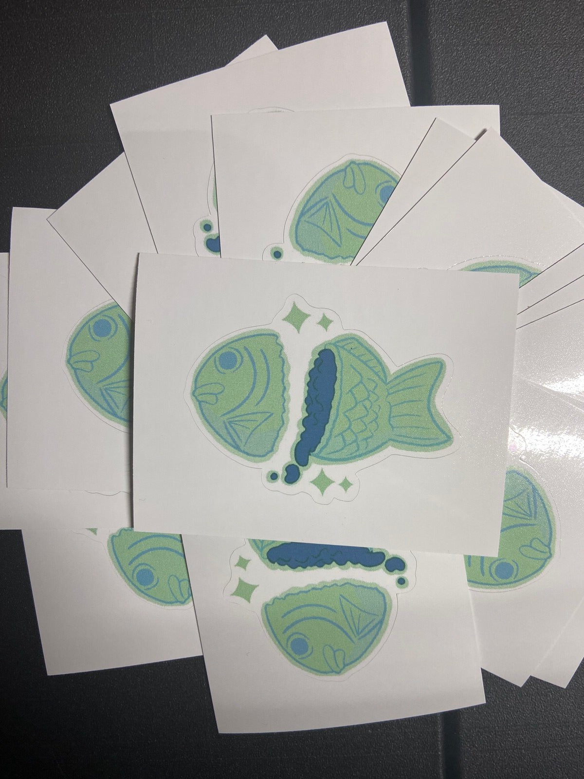 Green Taiyaki Sticker