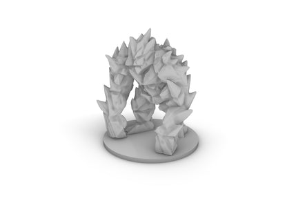 Ice Elemental Tabletop DND Gaming Miniature