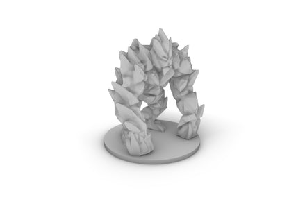 Ice Elemental Tabletop DND Gaming Miniature